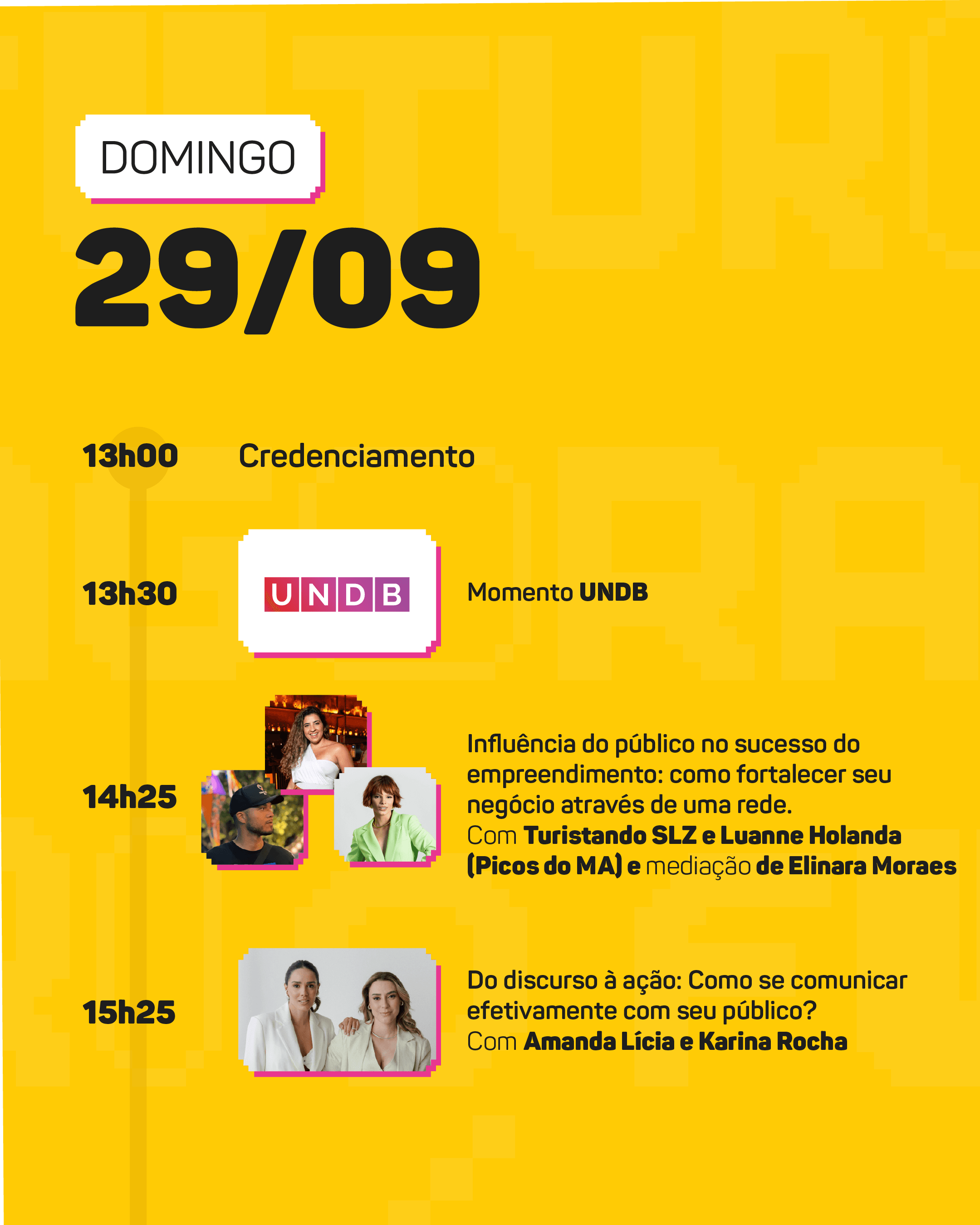 Programação do dia 3